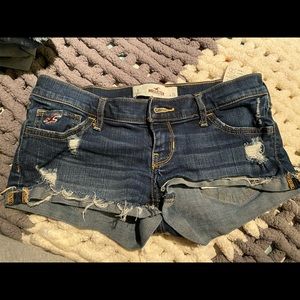 Hollister denim shorts